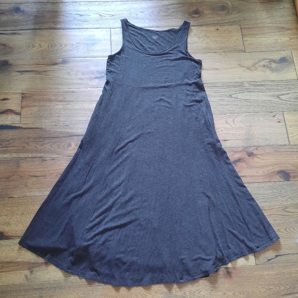 Eileen Fisher Charcoal Midi/Maxi Dress